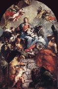 GUARDI, Gianantonio Madonna and Child with Saints kh oil on canvas